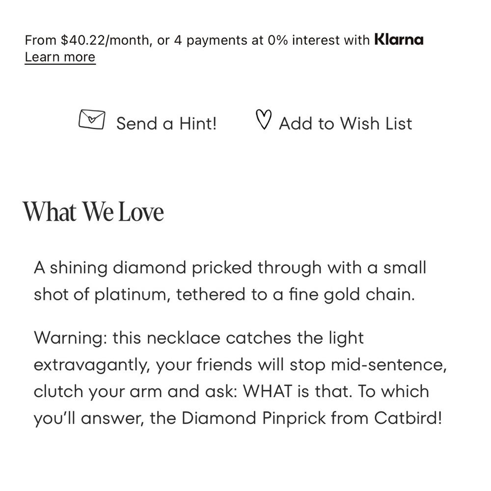 FLASH SALE TODAY ONLY — Catbird Diamond Pinprick Necklace in Yellow Gold - Picture 6 of 9